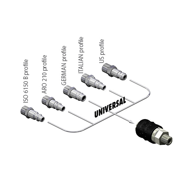 17/A | 17/B - Rubinetto rapido MASCHIO UNIVERSALE a sfere FILETTATO - Raccorderia - Ani - Aria compressa 17/A | 17/B - Rubinetto rapido MASCHIO UNIVERSALE a sfere FILETTATO - Raccorderia - Ani - Aria compressa
